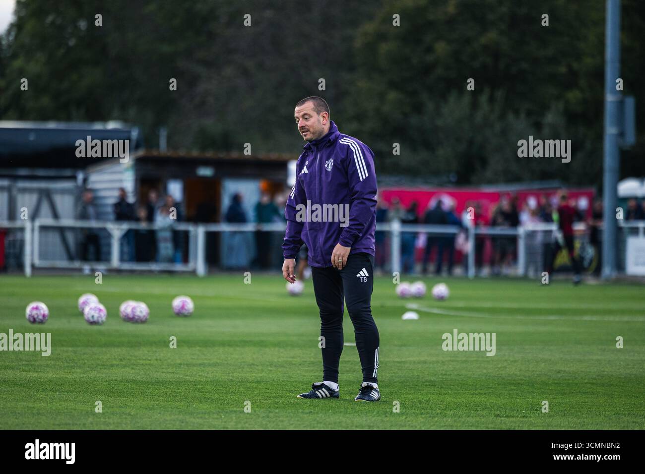Travis Binnion (Head Coach Manchester United U21s) before the National ...