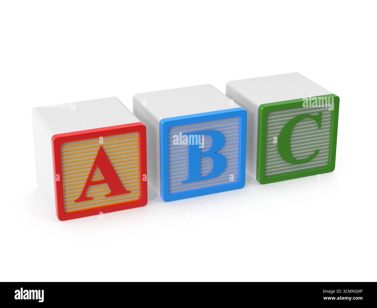 Alphabet blocks cartoon hi-res stock photography and images - Alamy