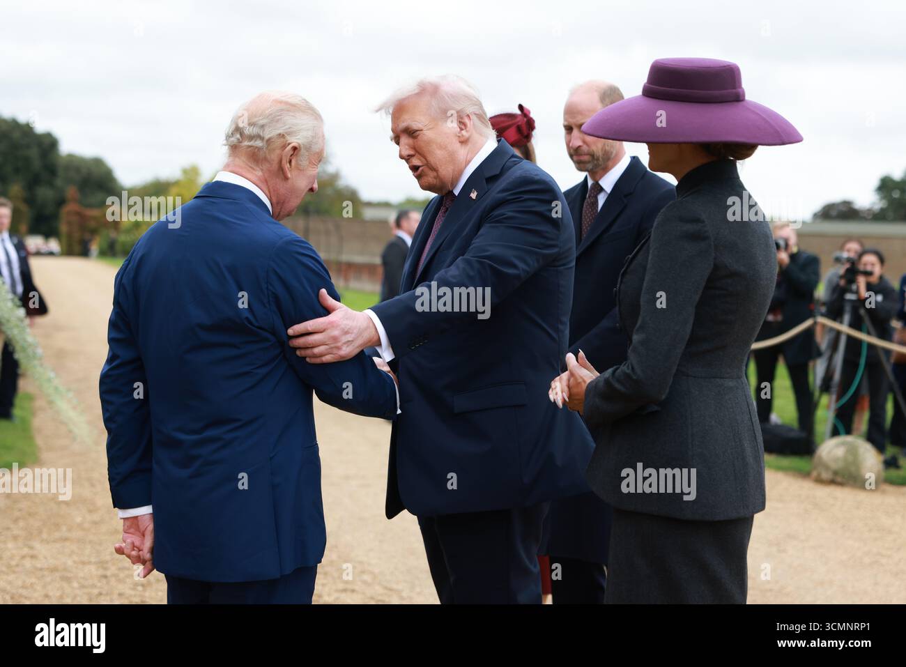 King Charles III receives US President Donald Trump and First Lady ...
