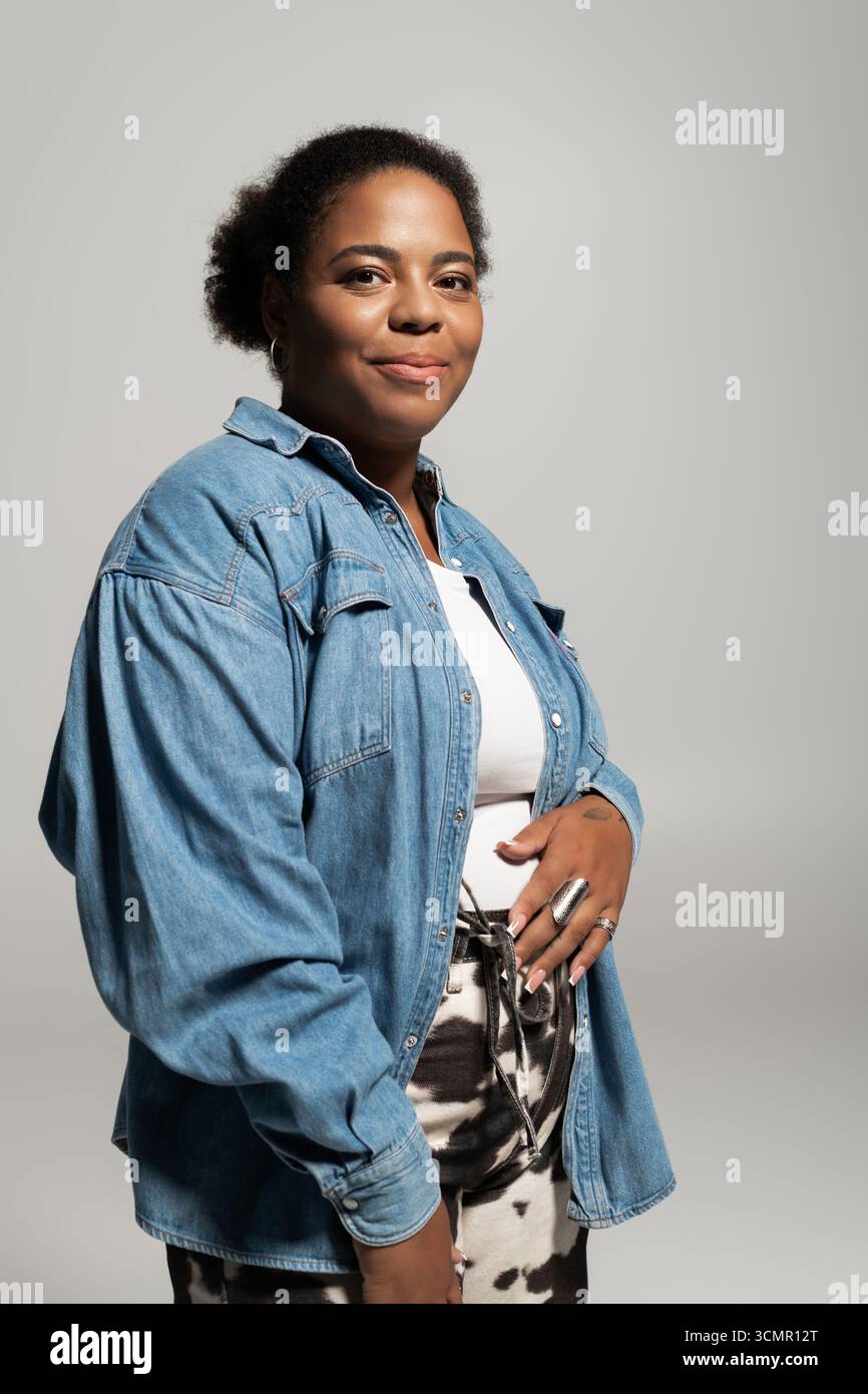 Stylish Plus Size African American Woman Wears A Trendy Autumn Outfit stylish-plus-size-african-american-woman-wears-a-trendy-autumn-outfit