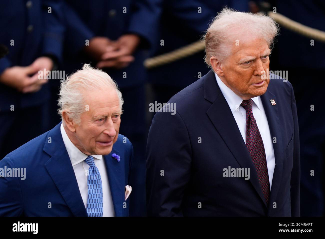 US President Donald Trump and King Charles III following a Beating ...