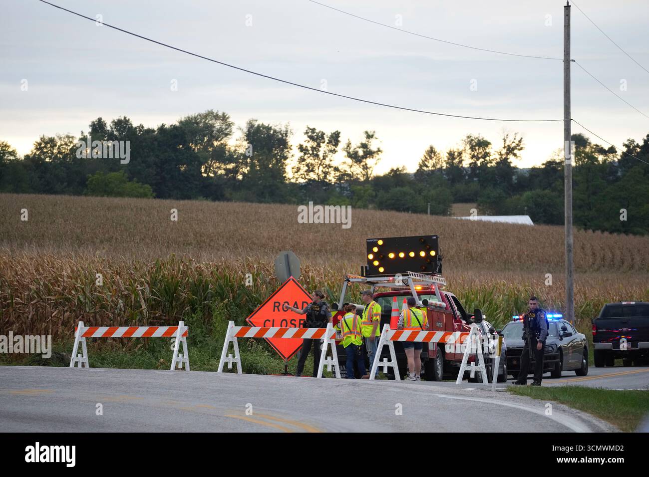 First responders work the scene after several people were injured ...