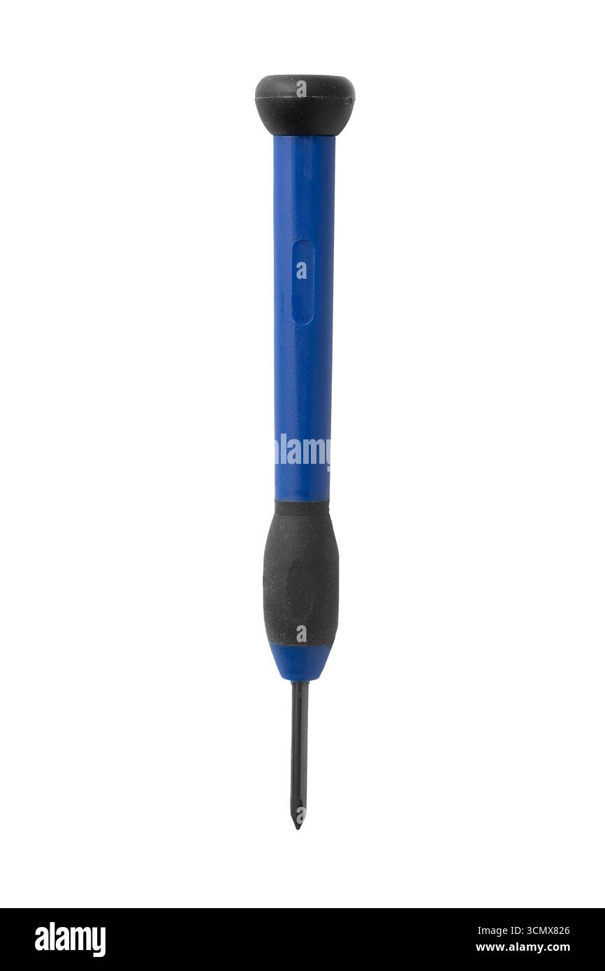Precision screwdriver isolated on white background Stock Photo