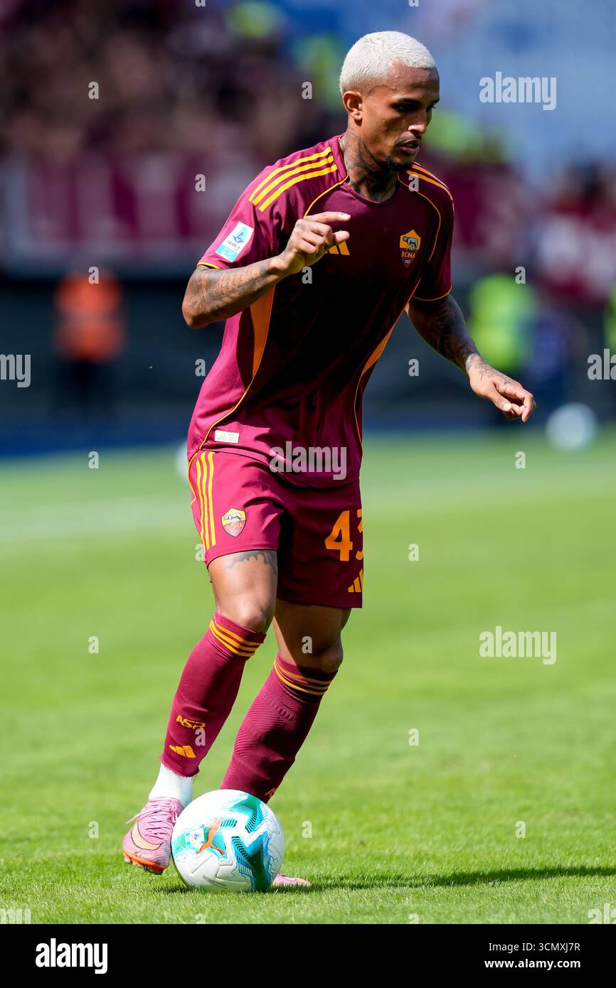 Wesley Roma R&b Wesley of AS Roma in action during the Serie A Enilive match between AS ...