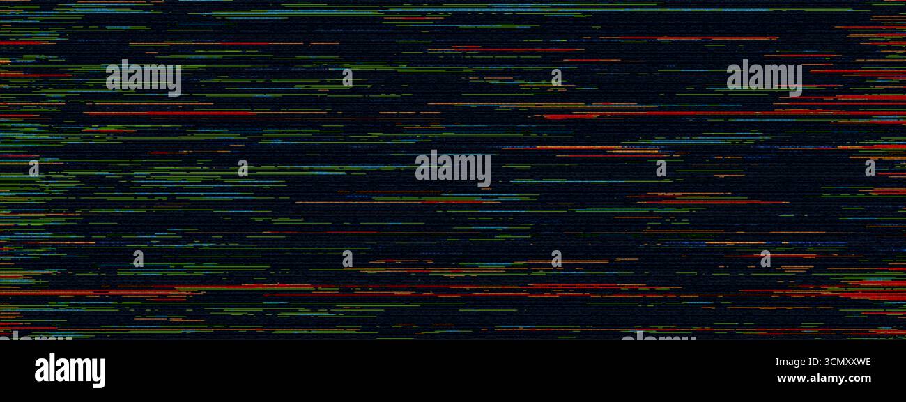 Glitch game effect background with pixel cyberpunk patterns and digital ...