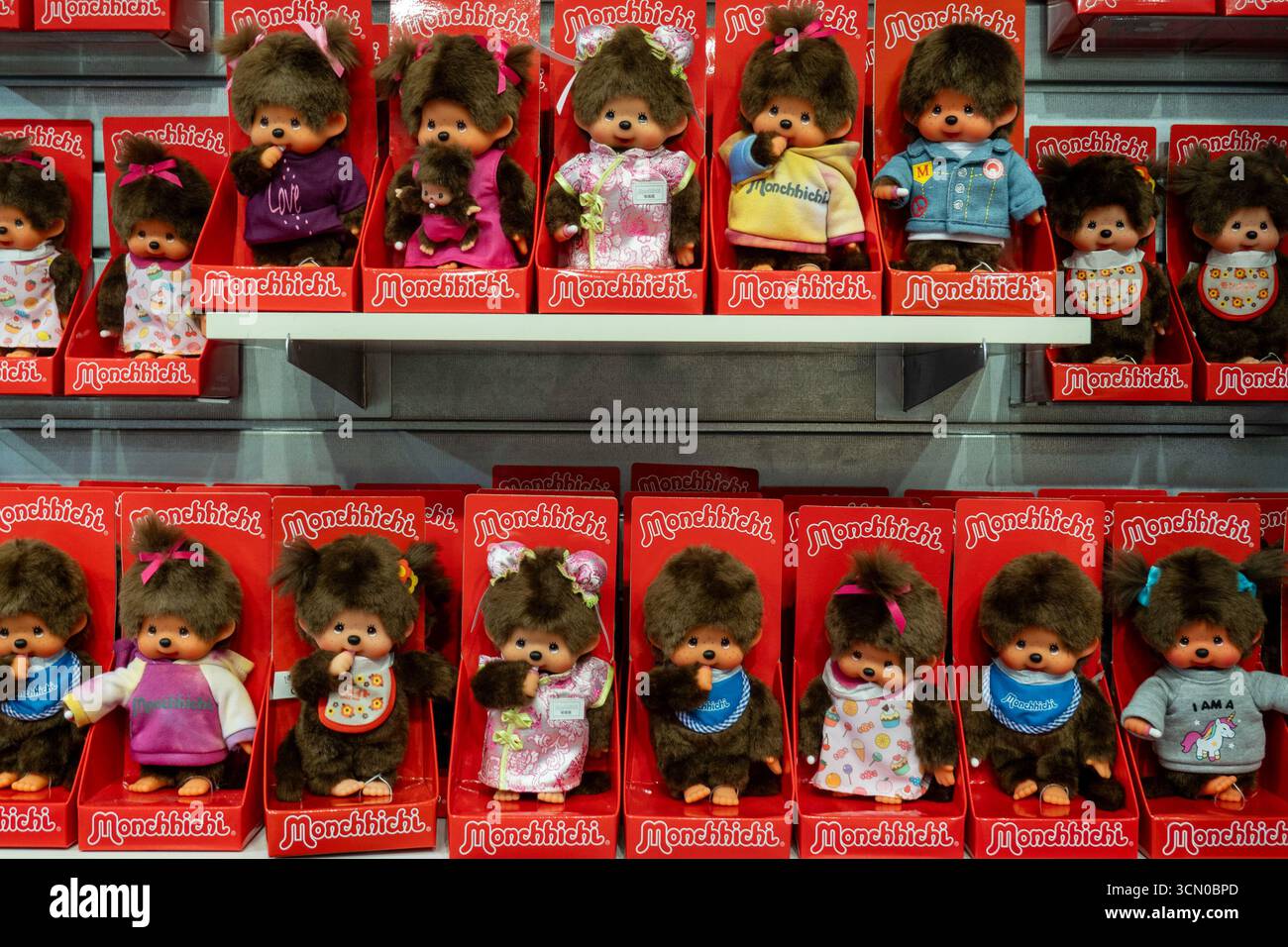 PIQ is a vibrant toy and gift shop located in Rockefeller Center, 2025, New York City, United States Stock Photo