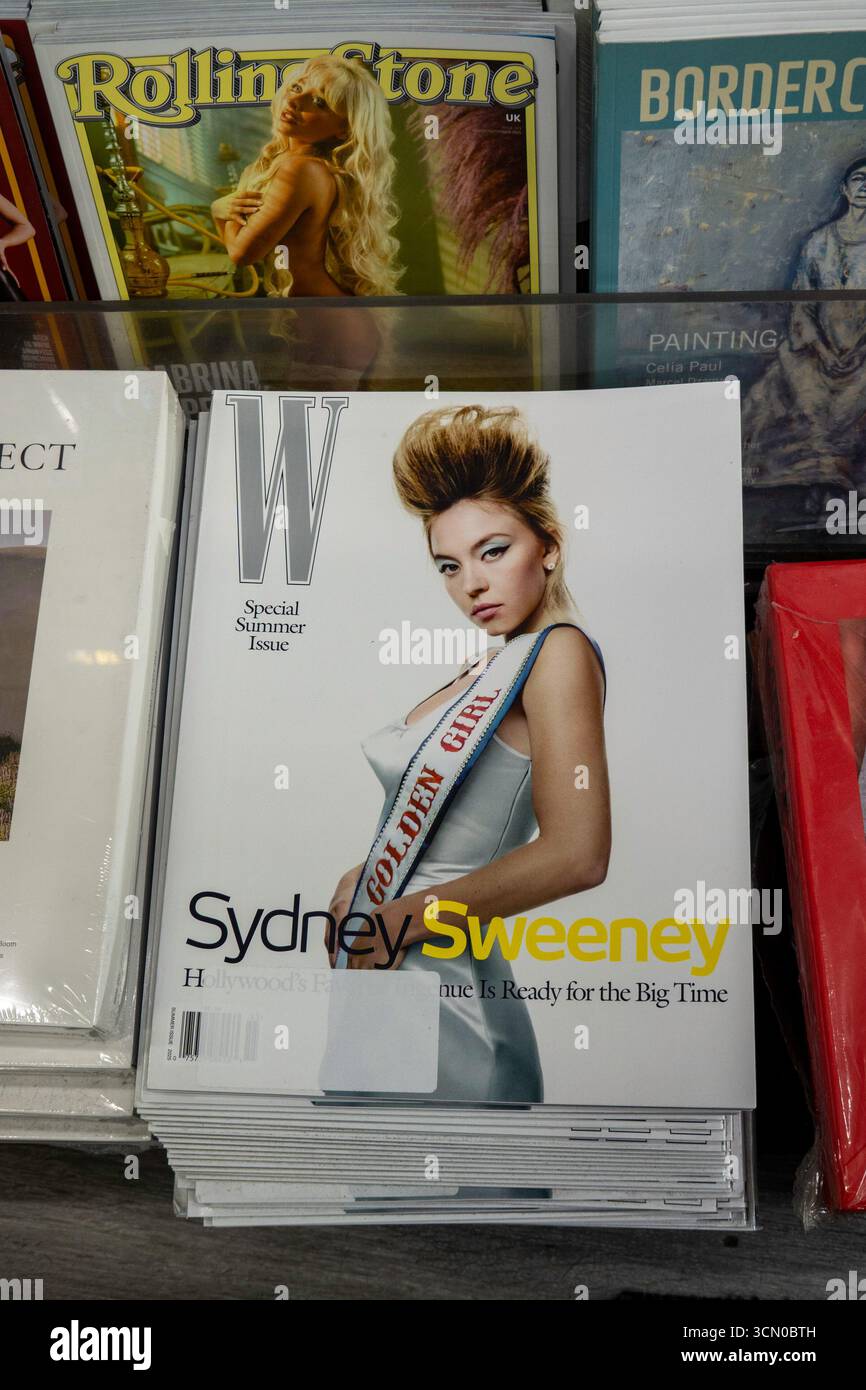Iconic Magazines is a newsstand on Mulberry Street in Little Italy that ...