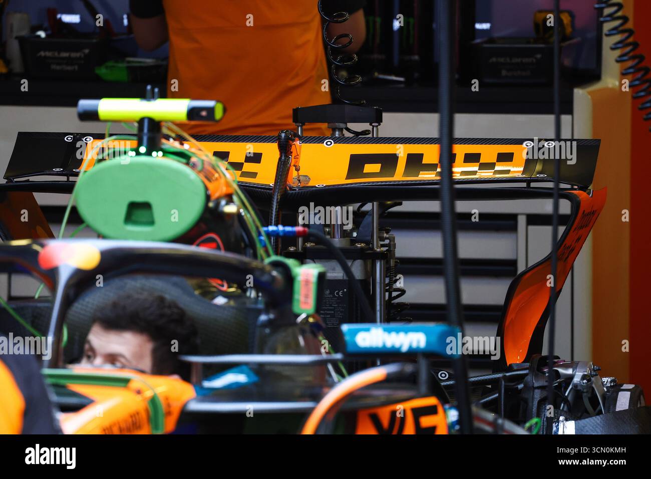 McLaren F1 Team MCL39, mechanical detail rear wing during the 2025 ...