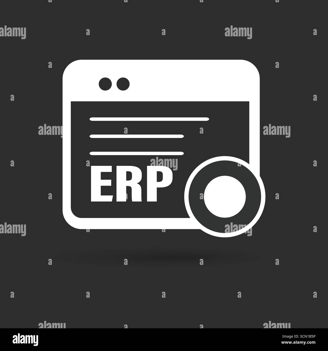 Erp system Stock Vector Images - Alamy