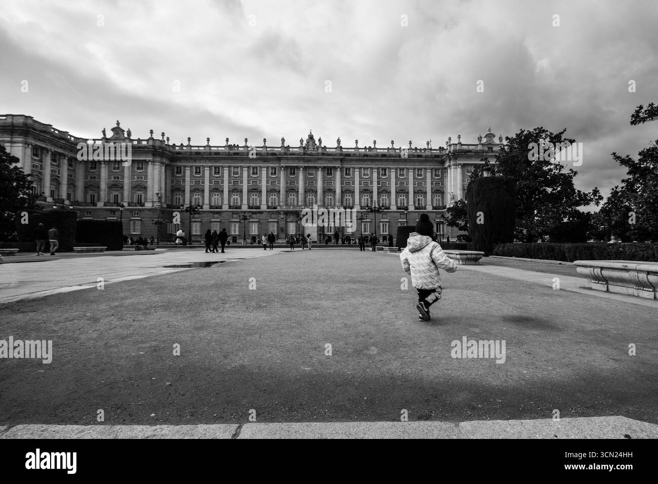 Madrid, the capital of Spain, is a vibrant city known for its rich history, grand architecture, and lively culture. Famous for its art museums. Stock Photo