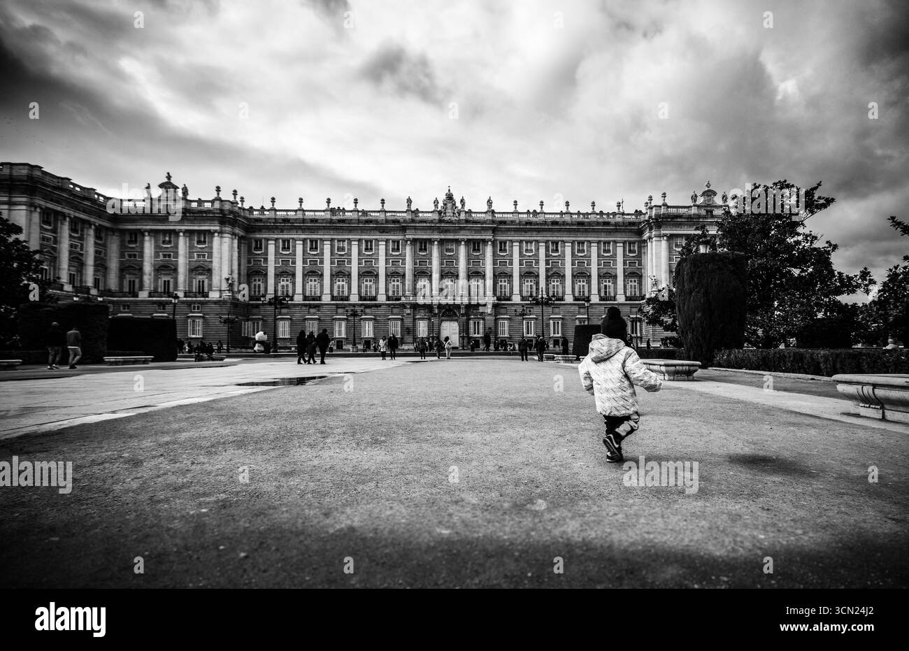 Madrid, the capital of Spain, is a vibrant city known for its rich history, grand architecture, and lively culture. Famous for its art museums. Stock Photo