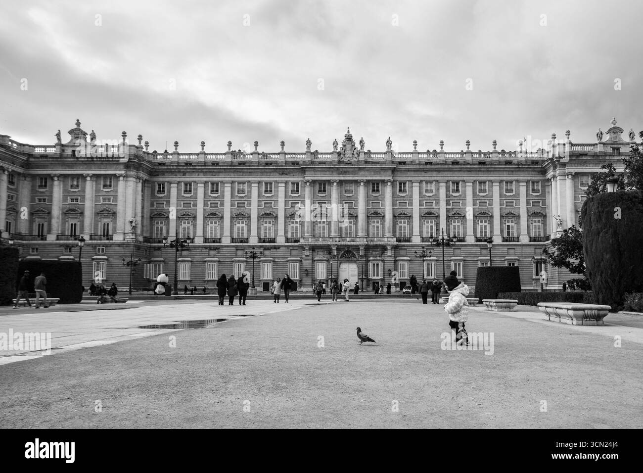Madrid, the capital of Spain, is a vibrant city known for its rich history, grand architecture, and lively culture. Famous for its art museums. Stock Photo