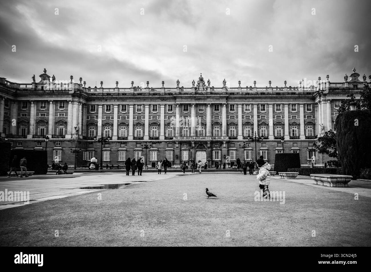 Madrid, the capital of Spain, is a vibrant city known for its rich history, grand architecture, and lively culture. Famous for its art museums. Stock Photo