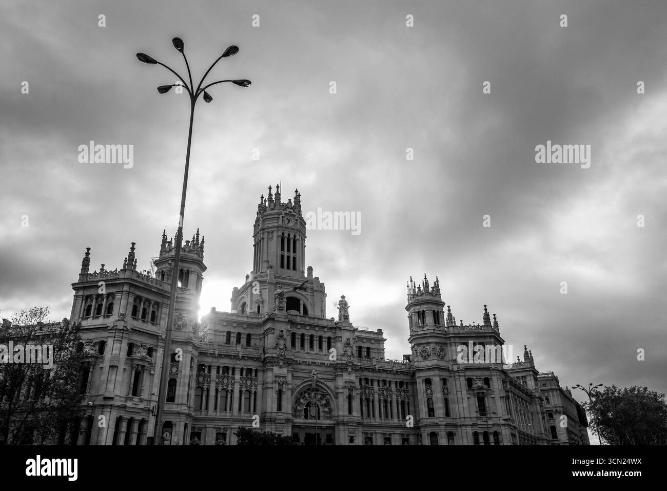 Madrid, the capital of Spain, is a vibrant city known for its rich history, grand architecture, and lively culture. Famous for its art museums. Stock Photo