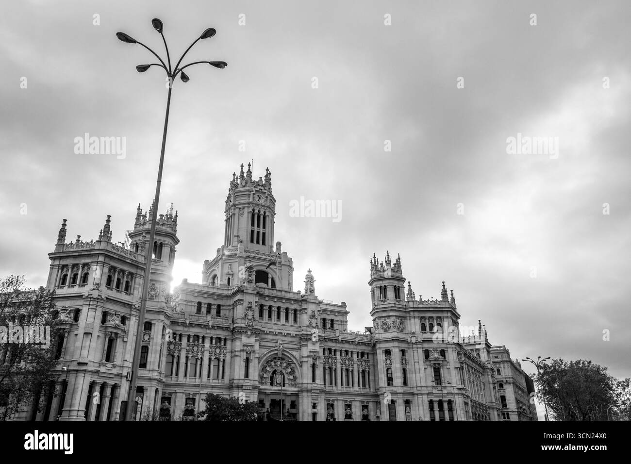 Madrid, the capital of Spain, is a vibrant city known for its rich history, grand architecture, and lively culture. Famous for its art museums. Stock Photo