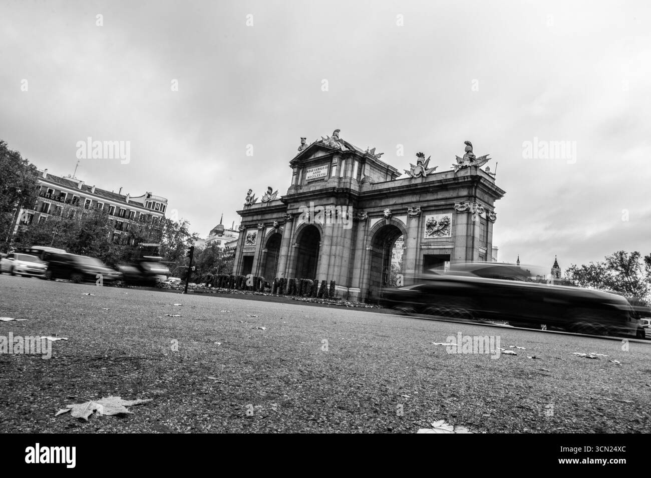 Madrid, the capital of Spain, is a vibrant city known for its rich history, grand architecture, and lively culture. Famous for its art museums. Stock Photo