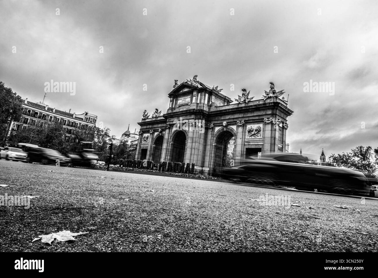 Madrid, the capital of Spain, is a vibrant city known for its rich history, grand architecture, and lively culture. Famous for its art museums. Stock Photo