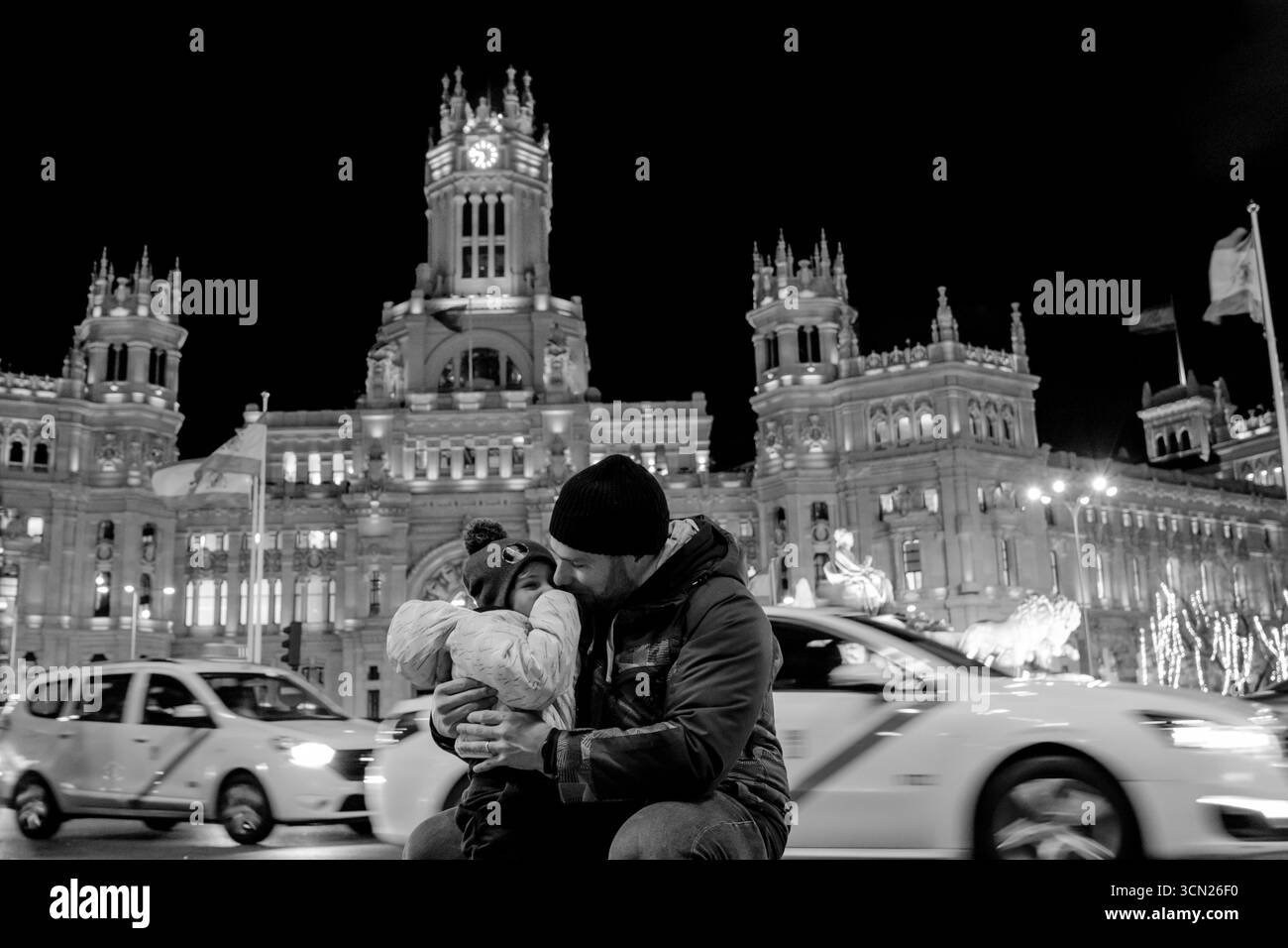Madrid, the capital of Spain, is a vibrant city known for its rich history, grand architecture, and lively culture. Famous for its art museums. Stock Photo