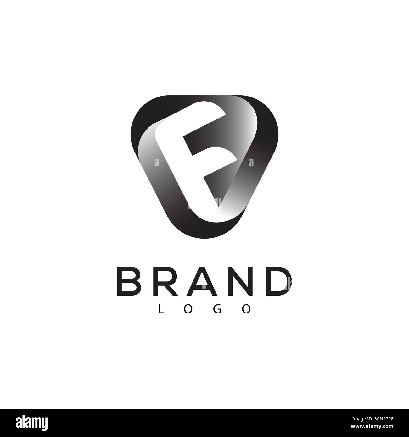 letter f logo vector Stock Vector