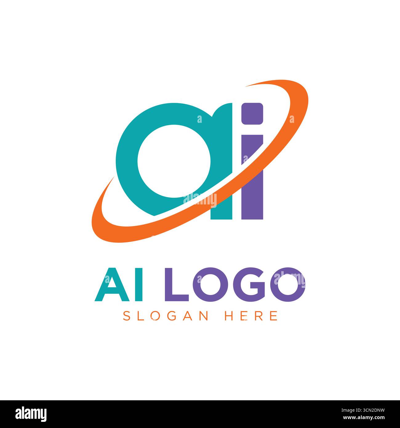 Ai minimal logo design hi-res stock photography and images - Alamy