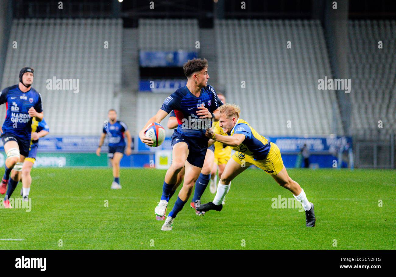 Nevers Stadium Max Clément (21 Grenoble) in action during The French Rugby Union ...
