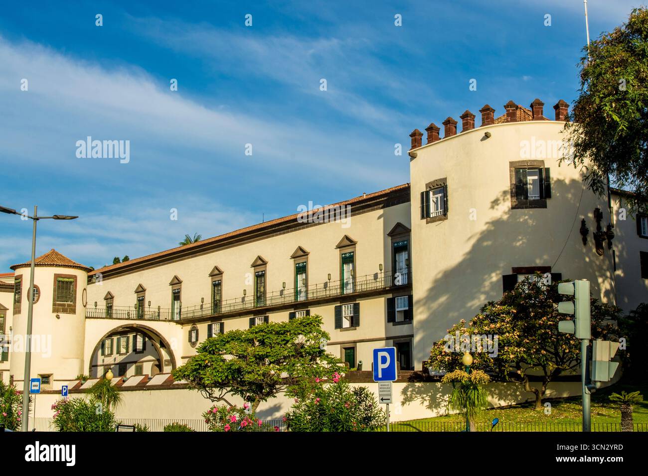 Fortress of St Lawrence or Palace of Saint Lawrence, Old Town Architecture, Funchal, Madeira, Portugal. Stock Photo