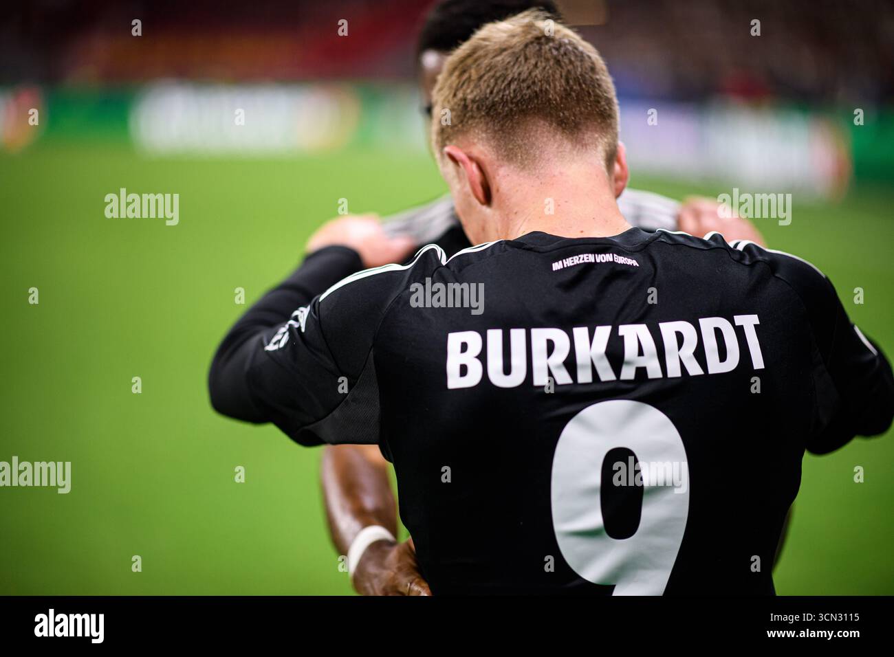 FRANKFURT, GERMANY - 18 SEPTEMBER, 2025: Jonathan Burkardt, goal 