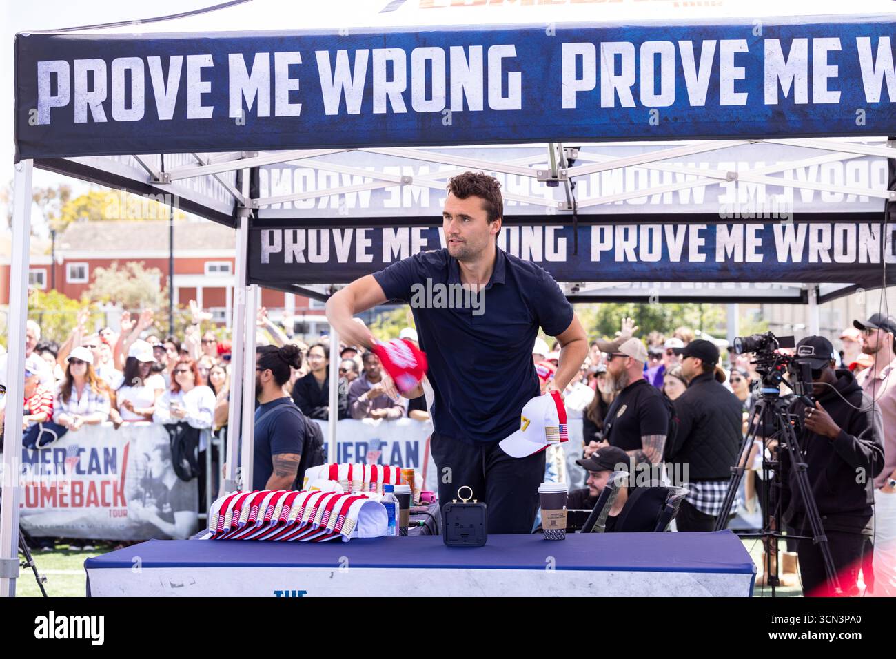 Charlie Kirk at San Francisco State University Stock Photo - Alamy