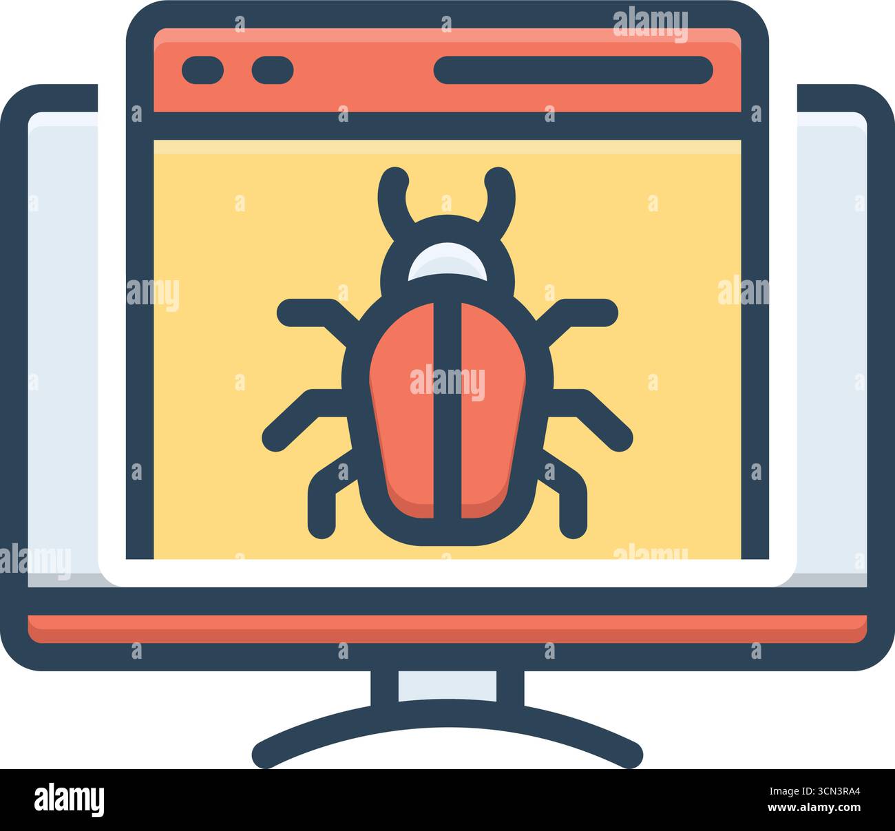 Icon for debug, fixing Stock Vector