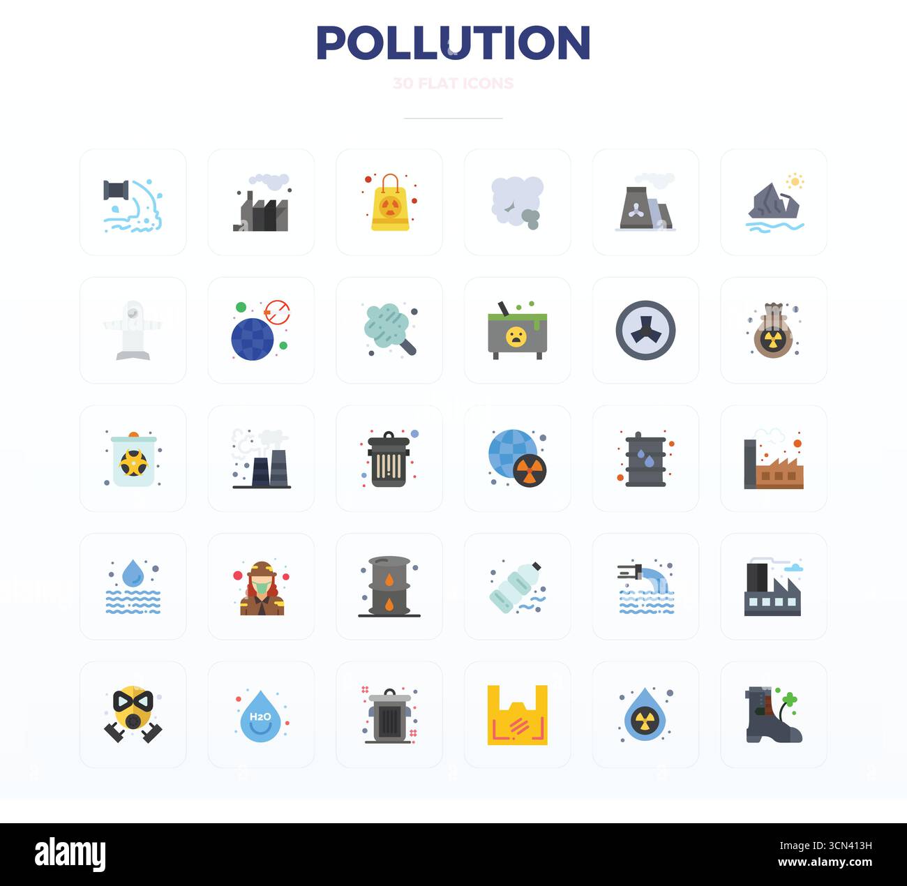 Transform your designs with 30 Flat vector icons themed around ...