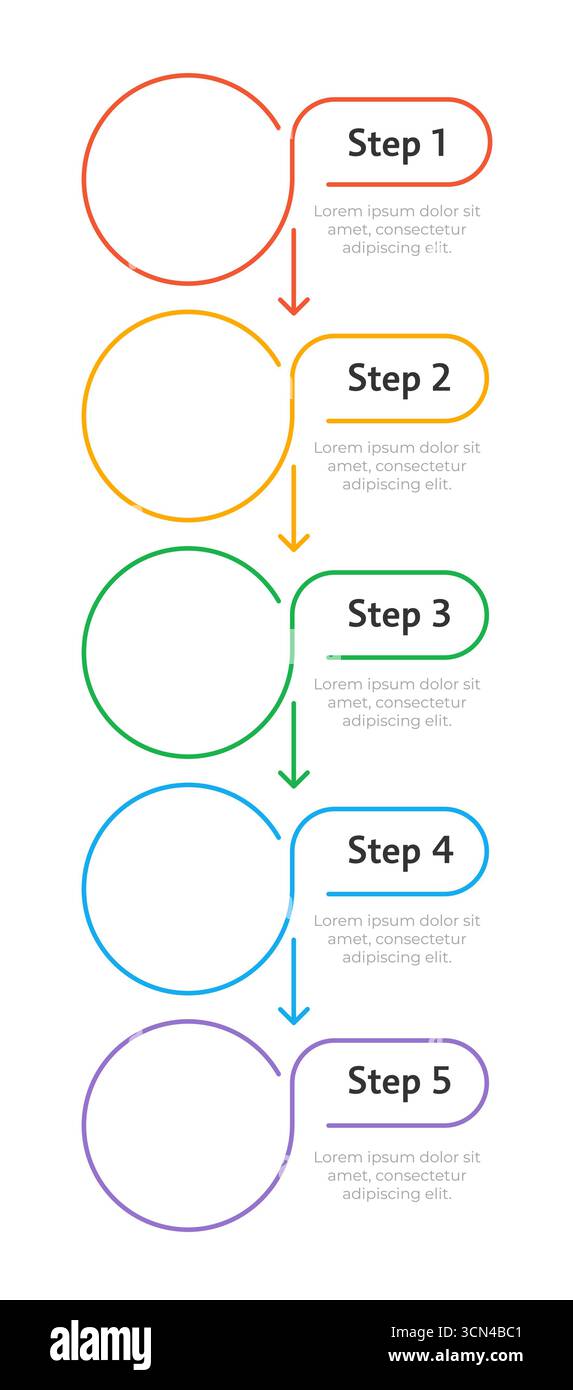 Successful blogging infographic template Stock Vector