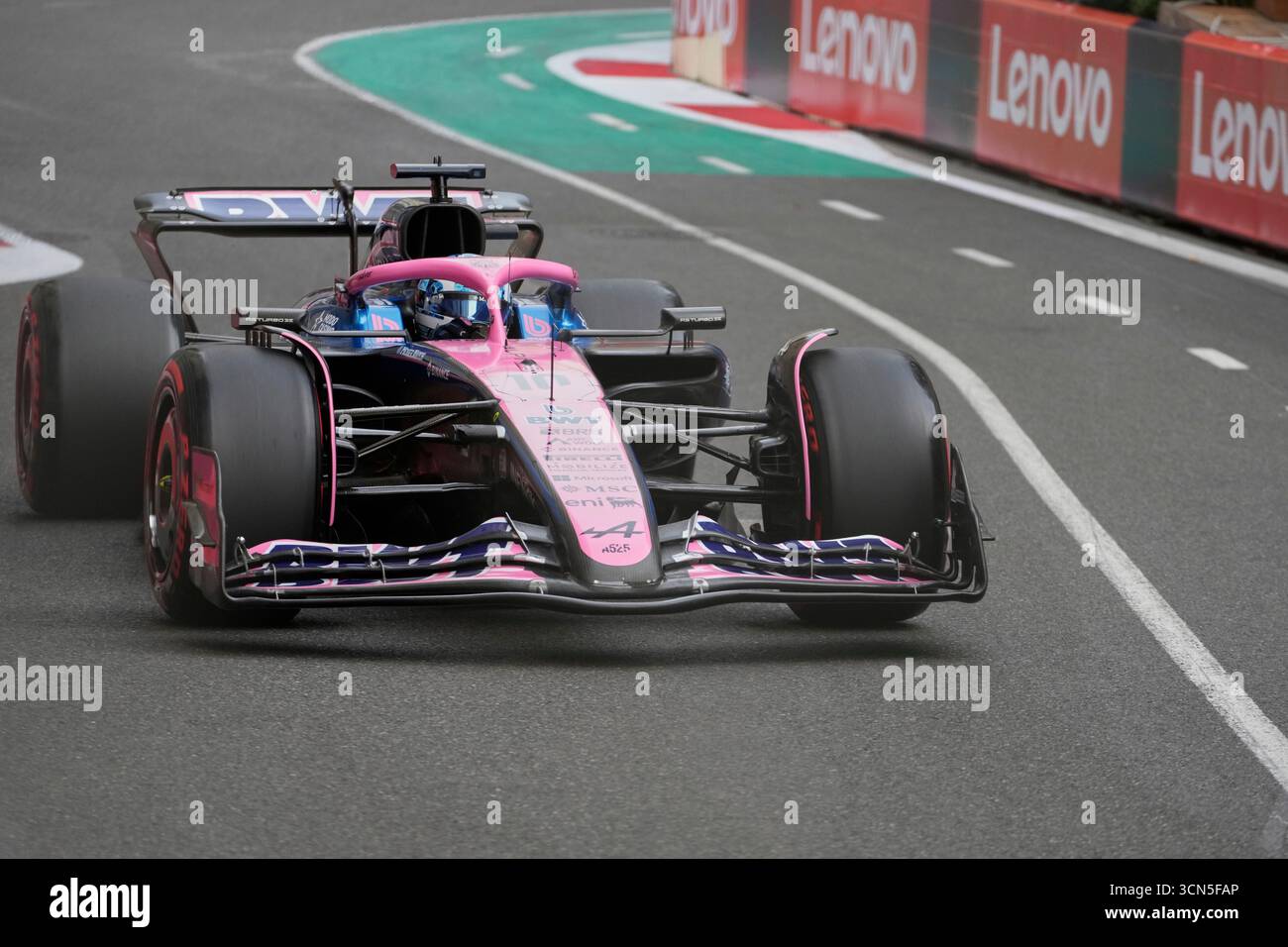 Alpine driver Pierre Gasly of France in action during the second ...