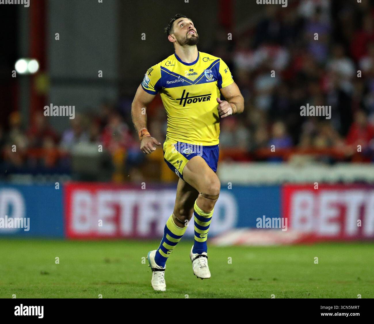 Ryan Matterson of Warrington Wolves before the Betfred Super League ...