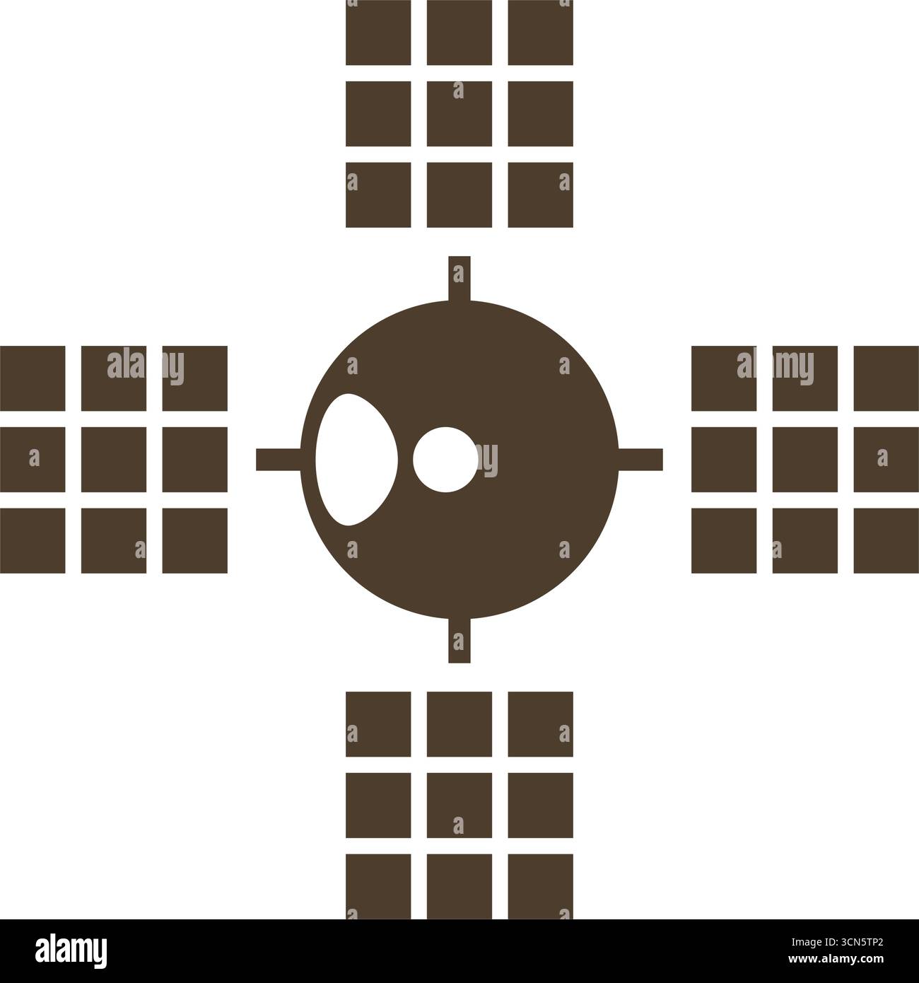 Satellite Communication Space Icon design Stock Vector