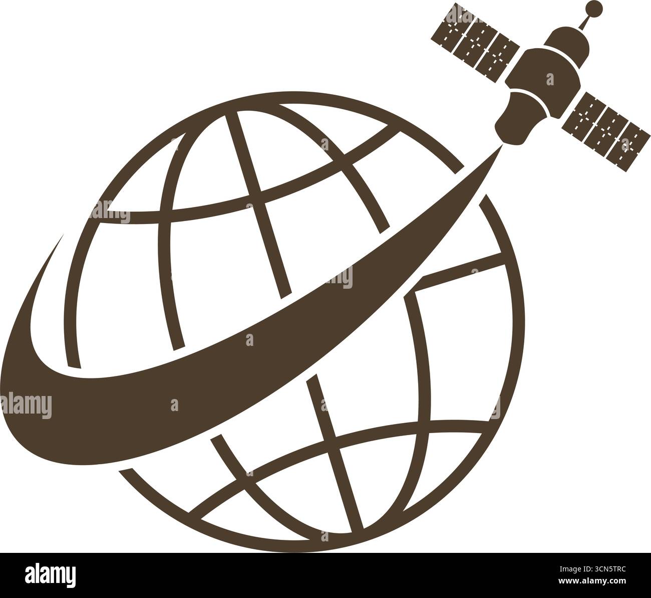 Satellite Communication Space Icon design Stock Vector