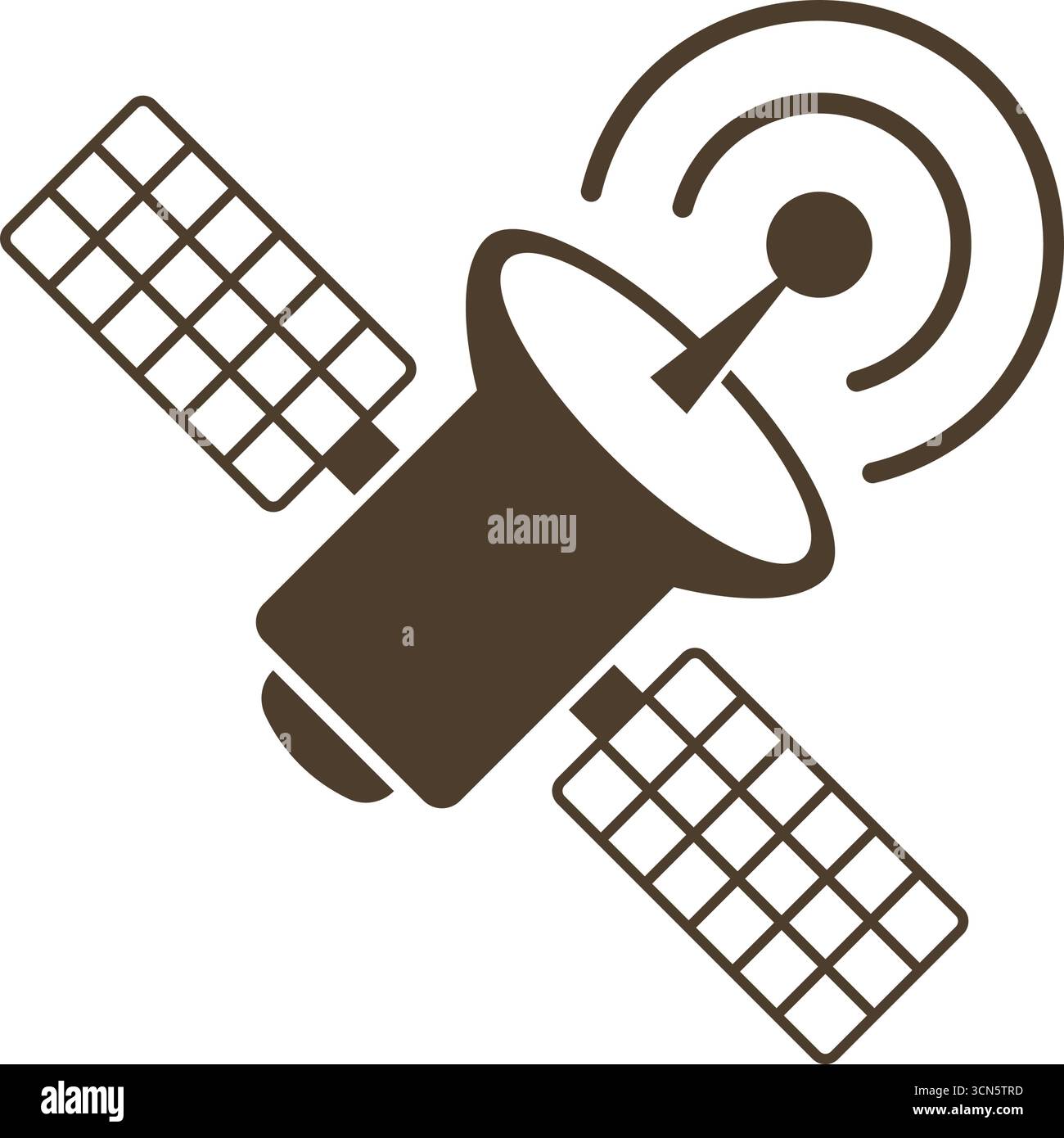 Satellite Communication Space Icon design Stock Vector