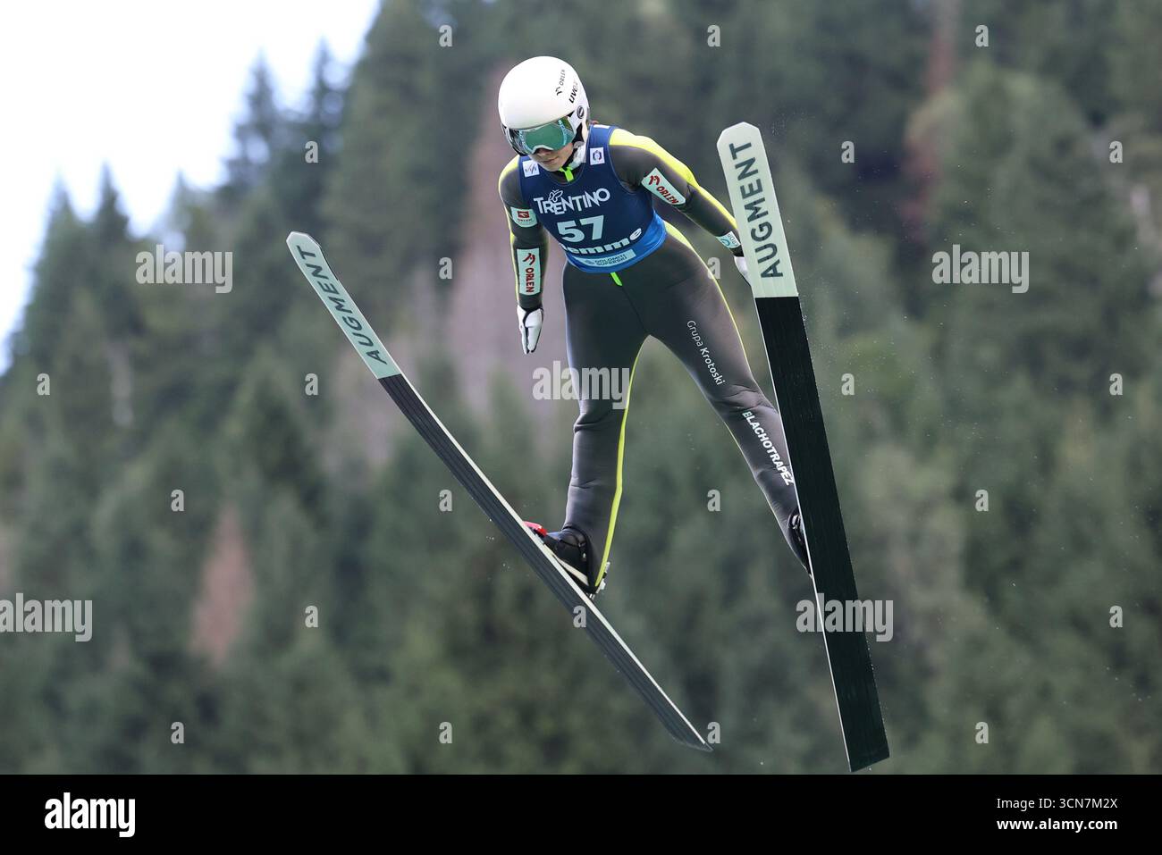 19th September 2025 Val Di Fiemme Italy 2025 FIS Ski Jumping Summer 19th September 2025 Val Di Fiemme Italy 2025 Fis Ski Jumping Summer Grand Prix Ahead Of The Milano Cortina 2026 Winter Olympic Games Women Event In Action Anna Twardosz Pol 3CN7M2X 