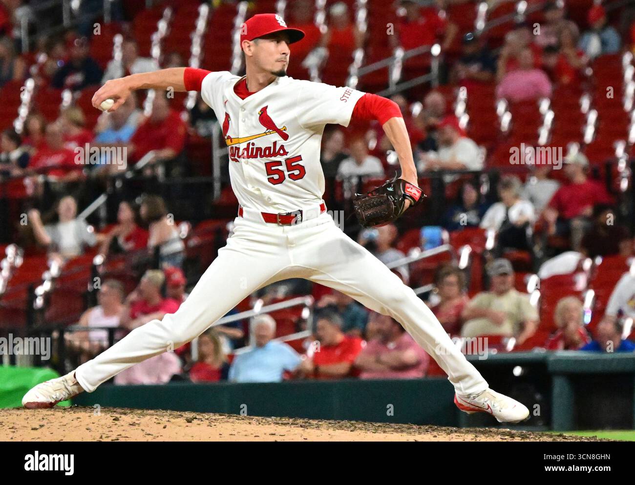 ST. LOUIS, MO - SEPTEMBER 16: St. Louis Cardinals pitcher Riley O'Brien ...