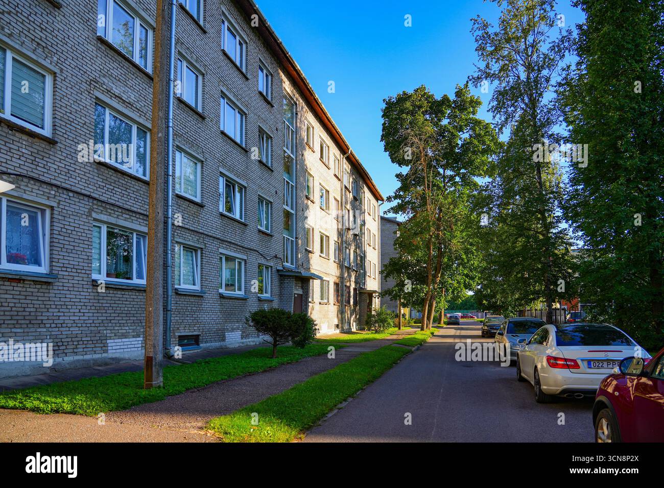Khrushchevka low cost Apartment Building In Narva Estonia Example 