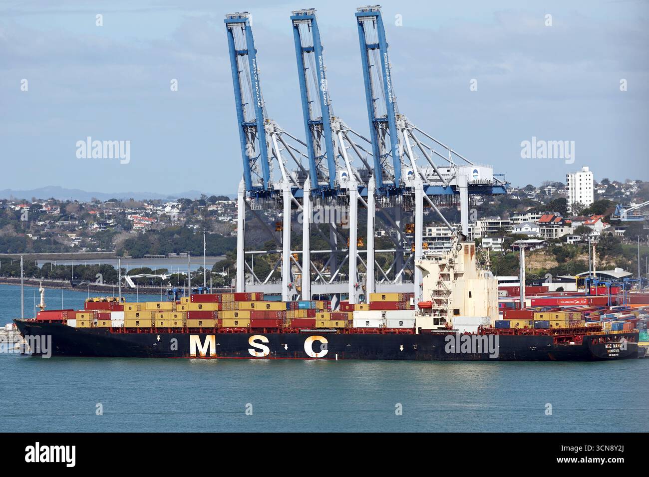Msc container ship vessel hi-res stock photography and images - Alamy