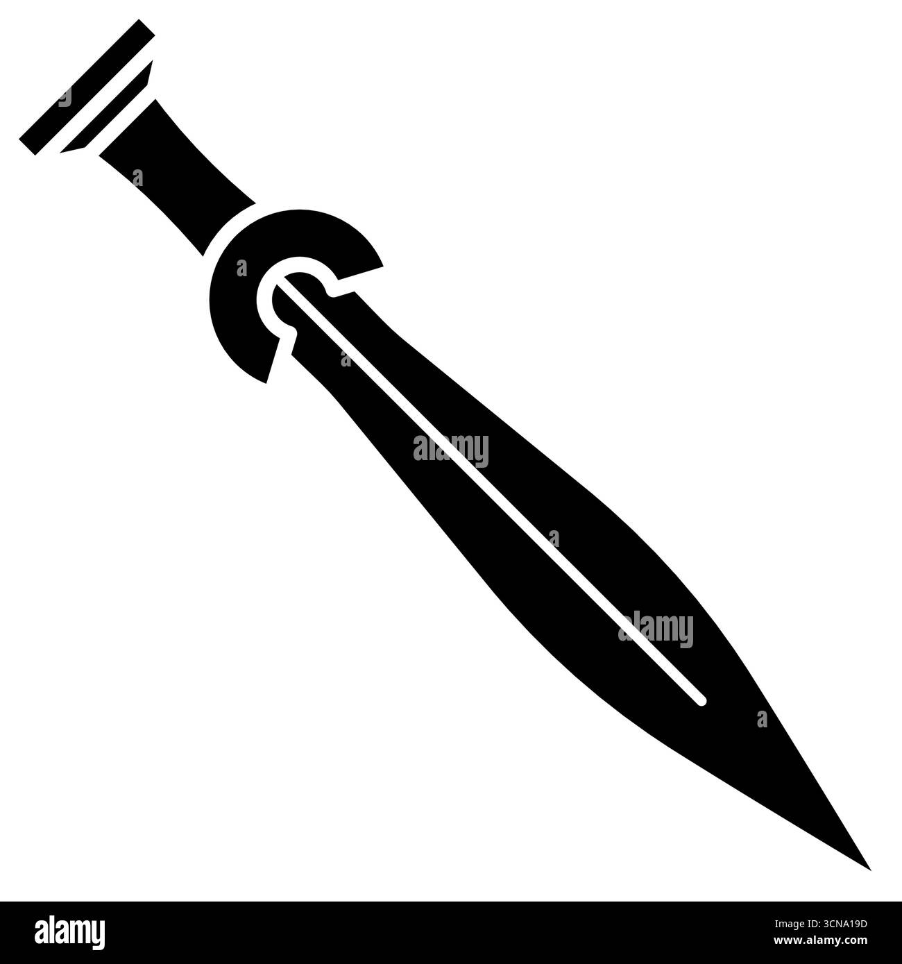 sword silhouette - vector illustration Stock Vector Image & Art - Alamy