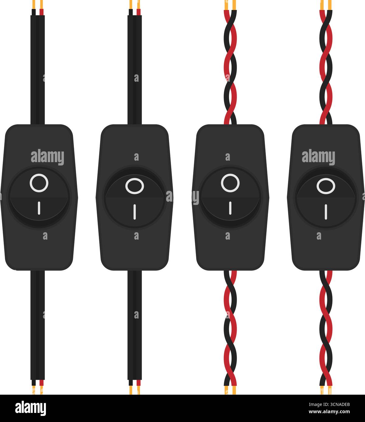 Rocker switch on Stock Vector Images - Alamy