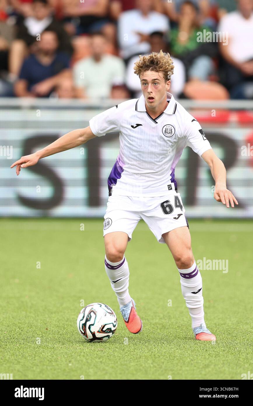 RSCA Futures' Alexander de Ridder pictured in action during a soccer ...