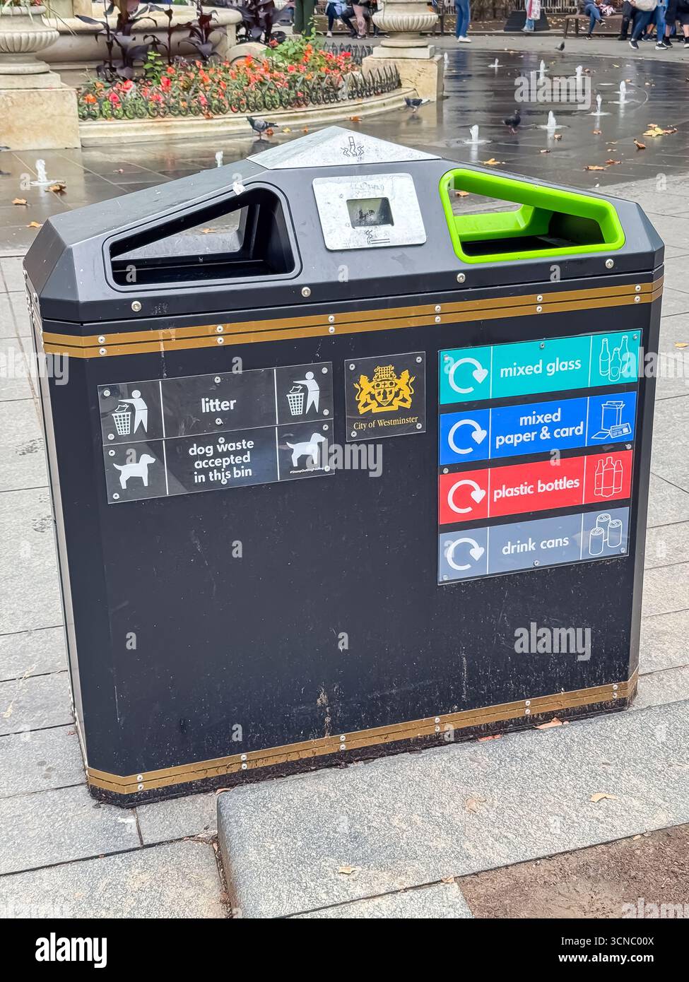 Leicester Square Gardens, London - Smartphone Captured Stock Image