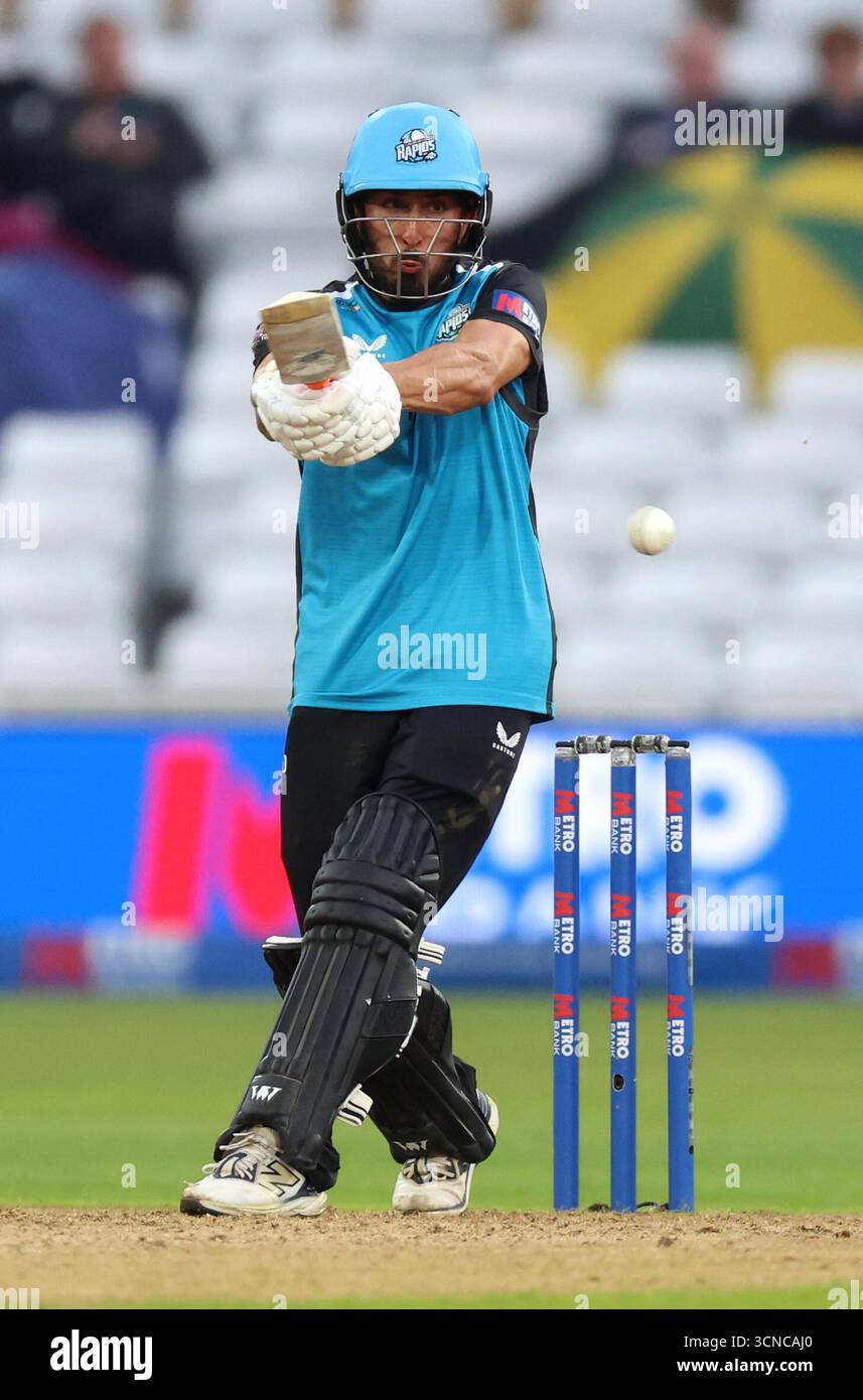 Worcestershire Rapids' Kashif Ali bats during the Metro Bank One Day ...