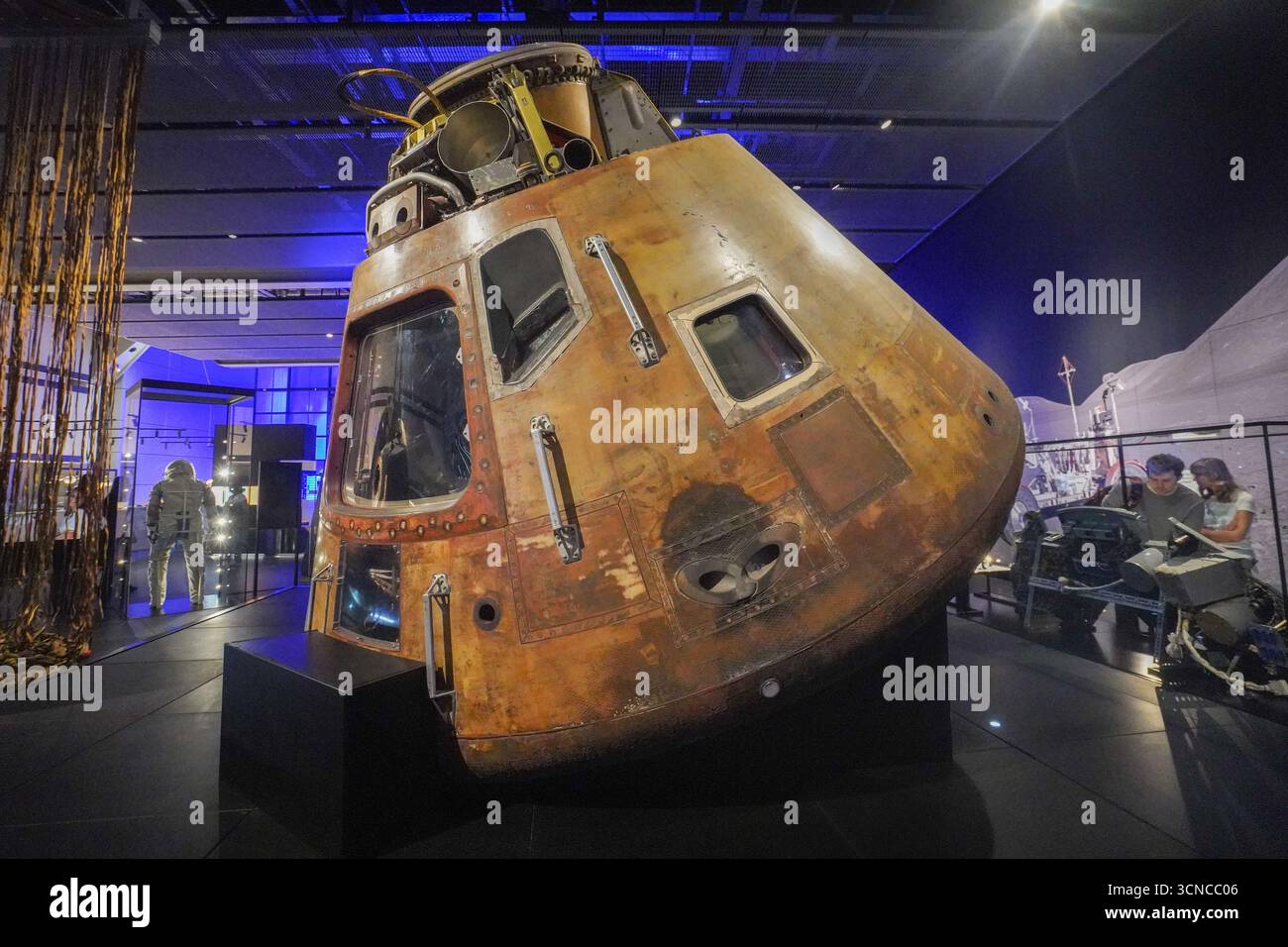 Apollo 10 Command Module ' 1969 spacecraft, Science Museum London Stock ...