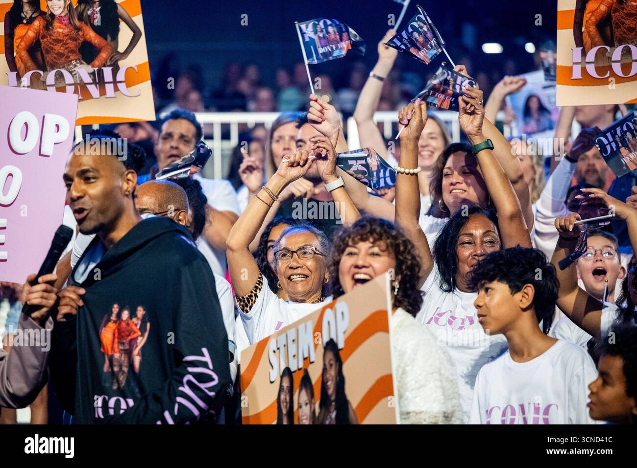 ROTTERDAM – Fans during the Junior Song Contest final in Rotterdam Ahoy ...