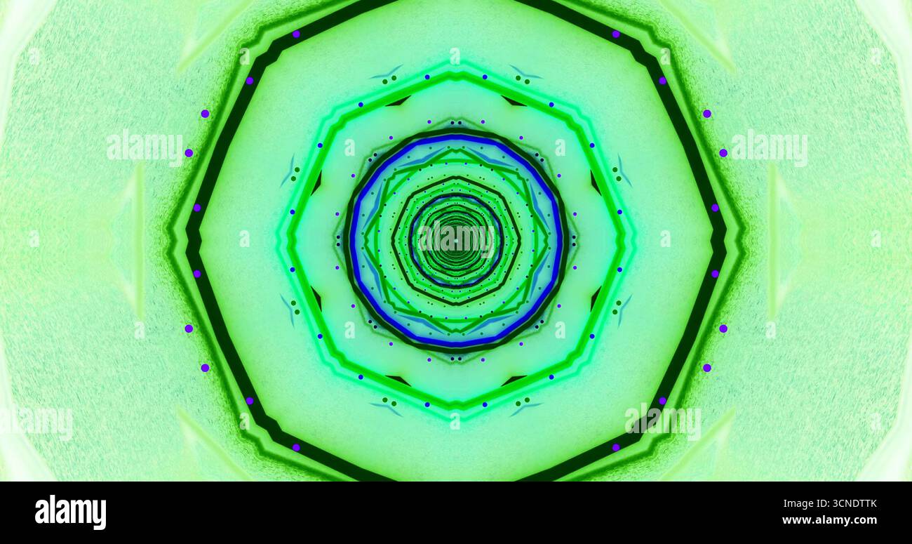 Colorful concentric circles create a mesmerizing design with various ...