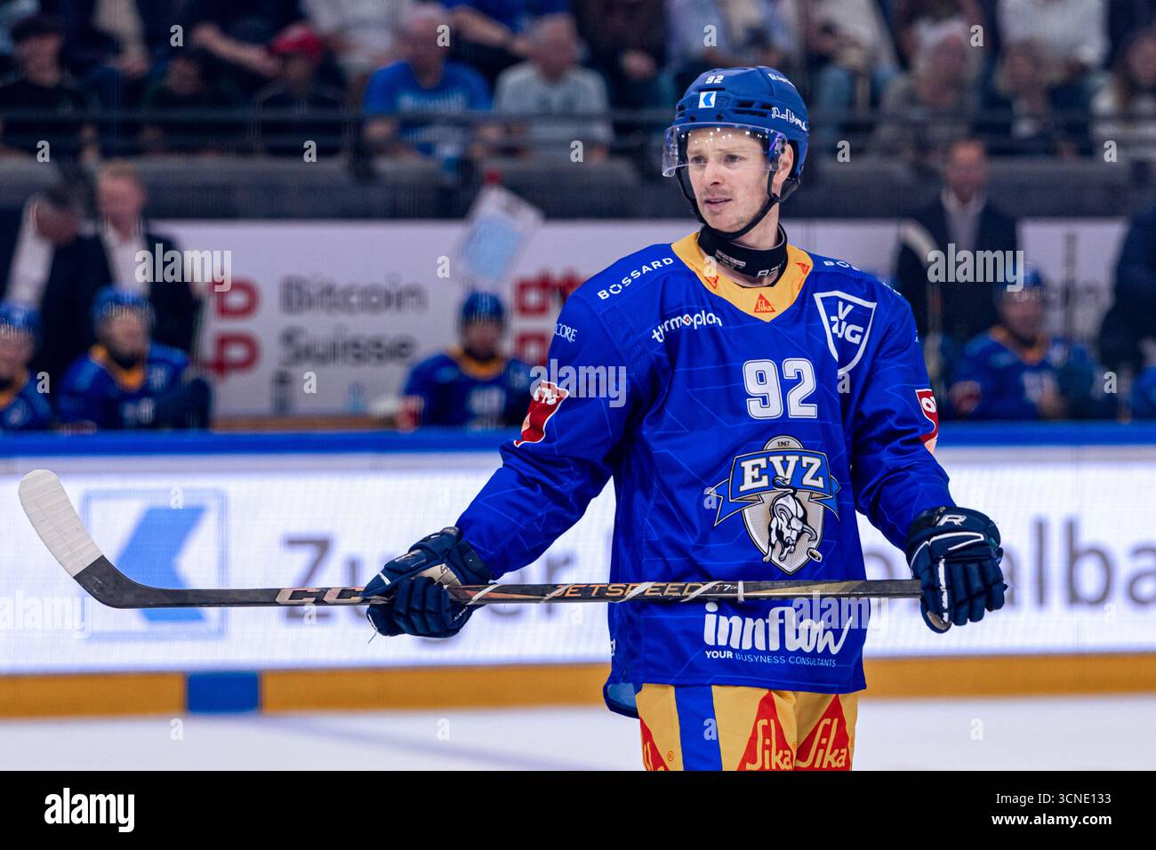 Jesse Graham #92 (EV Zug) - 20.09.2025 - National League, Regular ...