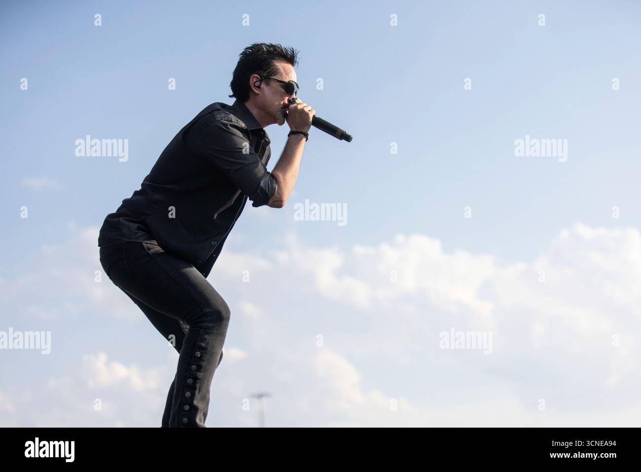 Jeff Gutt of Stone Temple Pilots performs during Louder Than Life music ...